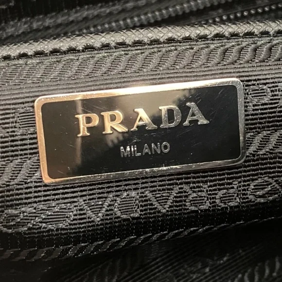Authentic Pre-Owned Prada Vela Shoulder Bag Nylon Nero - Picture 5 of 16